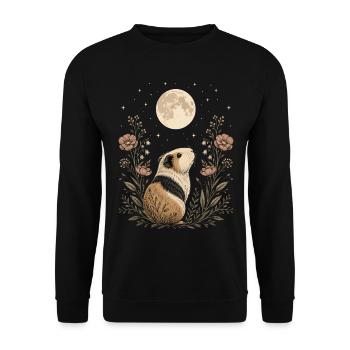 Ideal gift for animal and nature lovers - Unisex Sweatshirt - black - Front - Alina (178cm) & Michal (187cm)