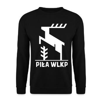 City Saw Deer Logo - Unisex Pullover - Schwarz - Vorne - Alina (178cm) & Michal (187cm)