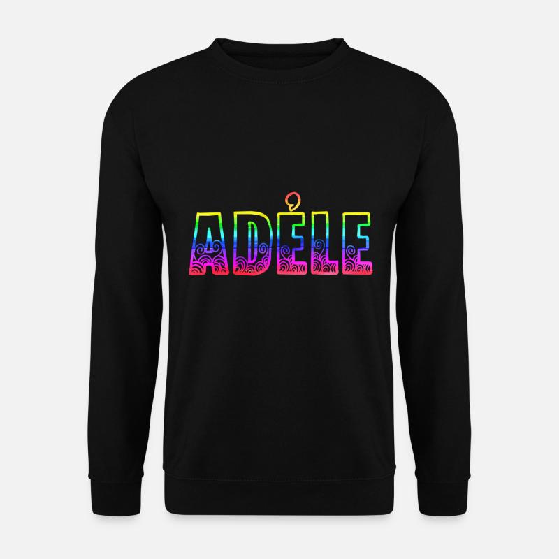 adéle rs regenbogen - Unisex Pullover - Schwarz