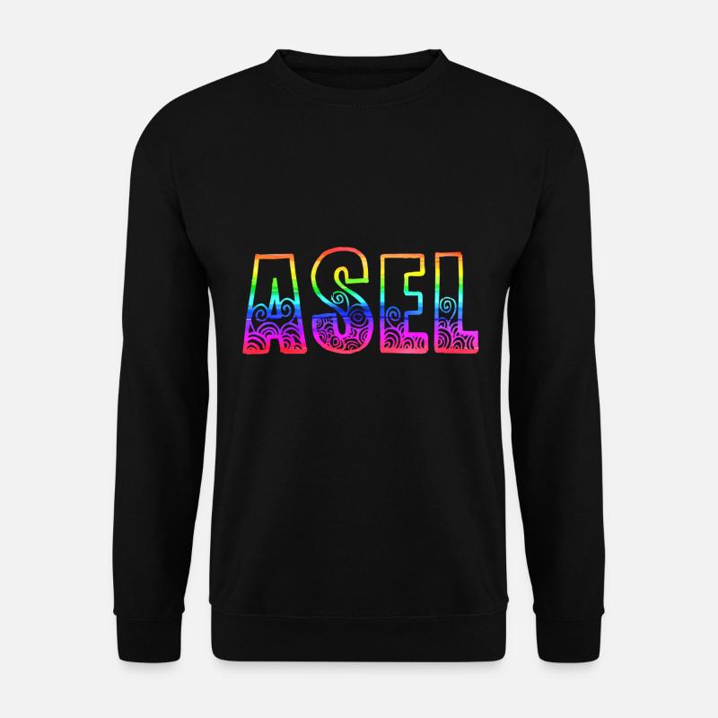 Asel RS Rainbow - Unisex Sweatshirt - black
