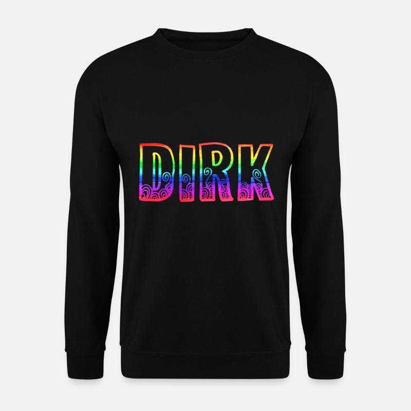 dirk rs rainbow - Unisex Sweatshirt - black