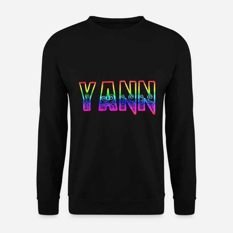 yann rs rainbow - Unisex Sweatshirt - black