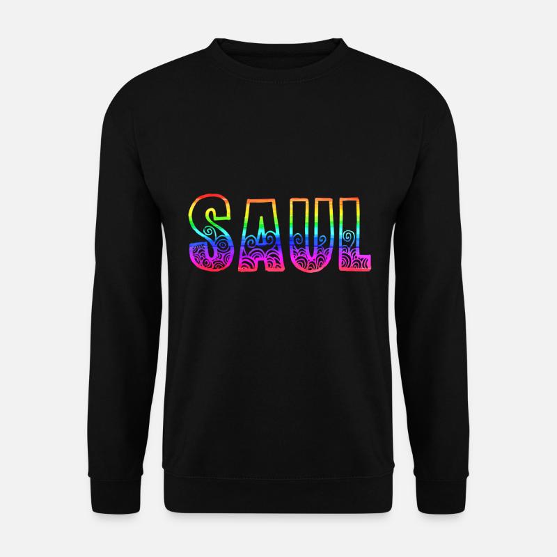 saul rs regenbogen - Unisex Pullover - Schwarz