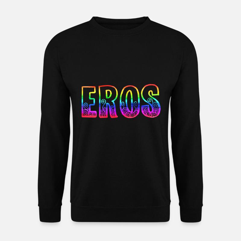 eros rs rainbow - Unisex Sweatshirt - black