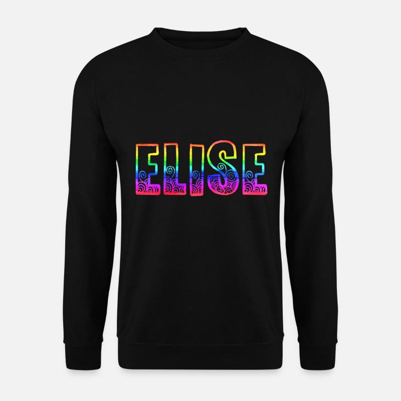 elise rs regenbogen - Unisex Pullover - Schwarz
