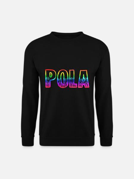 pola rs rainbow - Unisex Sweatshirt - black