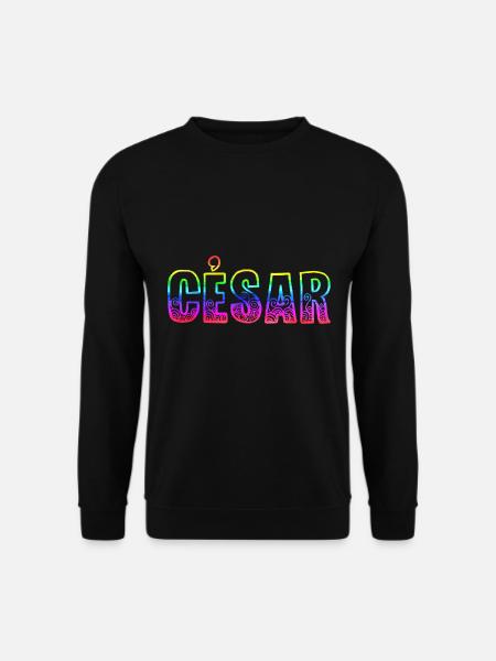 César RS Rainbow - Unisex Sweatshirt - black