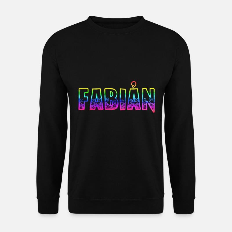 Fabian RS Rainbow - Unisex Sweatshirt - black