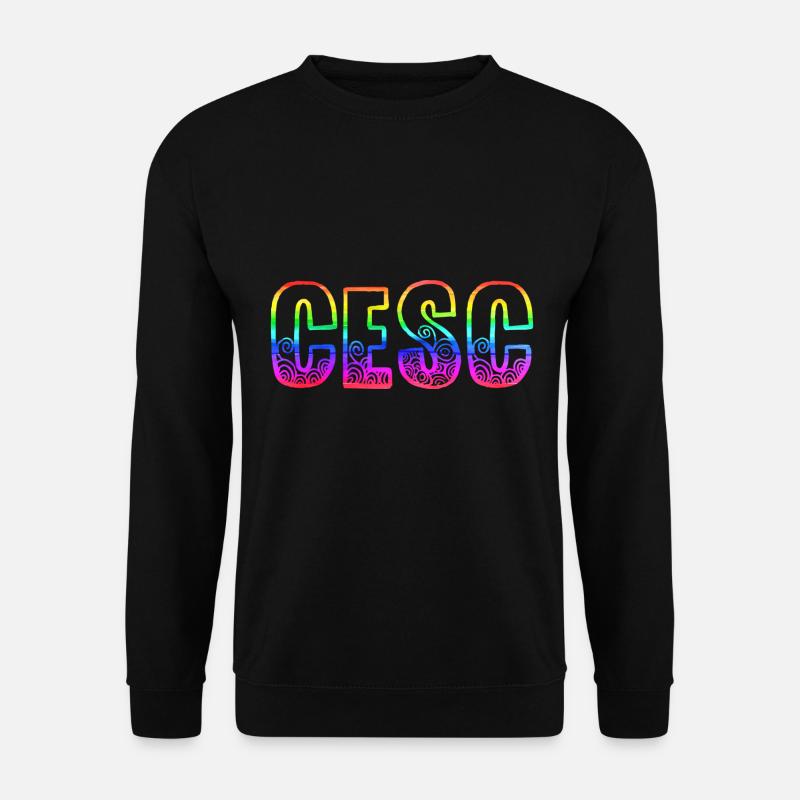 cesc rs regenbogen - Unisex Pullover - Schwarz