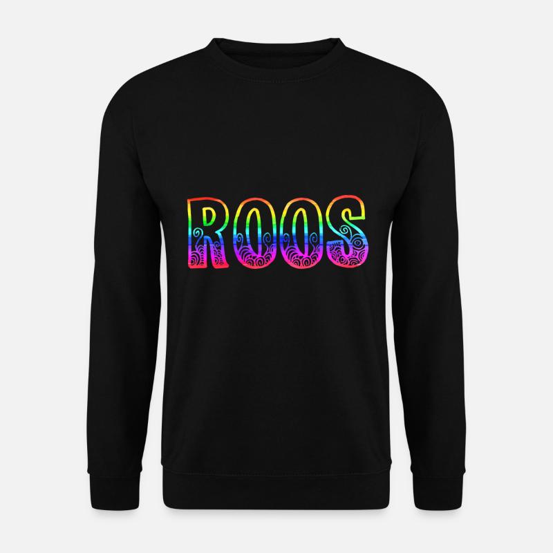 roos rs regenbogen - Unisex Pullover - Schwarz