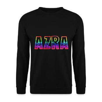Azra RS Arc-en-ciel - Sweat-shirt Unisexe - noir - Devant - Alina (178cm) & Michal (187cm)