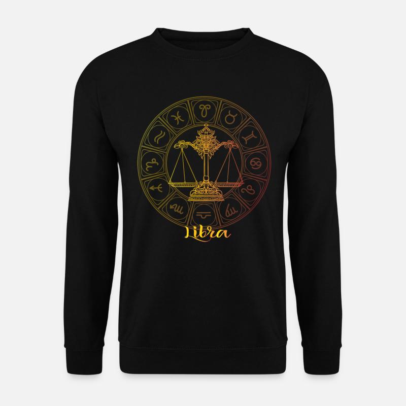 Libra's Zodiac Sign - Unisex Sweatshirt - black