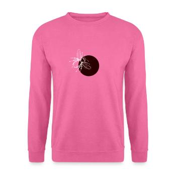 Insekten Fliege auf Punkt - Unisex Pullover - Pink - Vorne