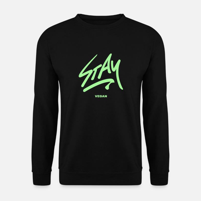 Stay Vegan - Unisex Pullover - Schwarz