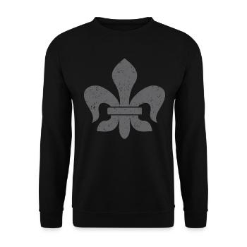 Lily - Belgian - Unisex Sweatshirt - black - Front - Alina (178cm) & Michal (187cm)