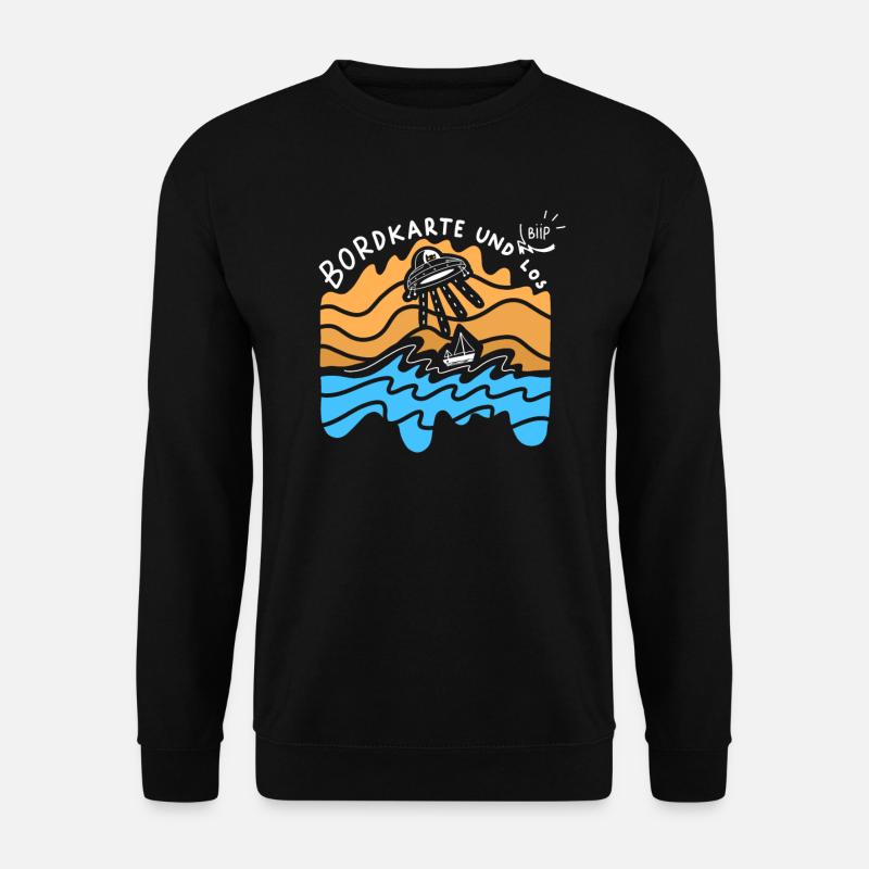 Kreuzfahrt und Los - Unisex Pullover - Schwarz