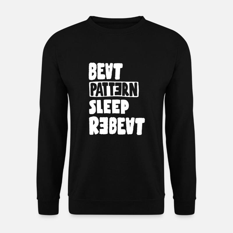 Beat Sleep Rebeat - Unisex Pullover - Schwarz