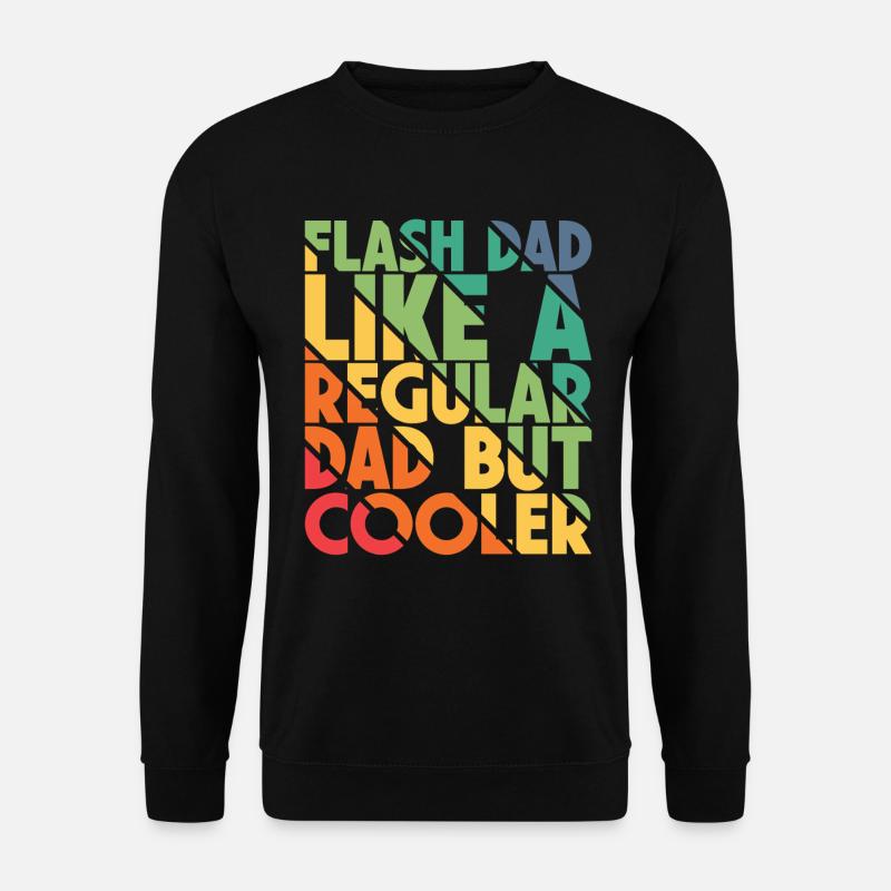 Bouldering Flash Papa Boulderer - Unisex Sweatshirt - black