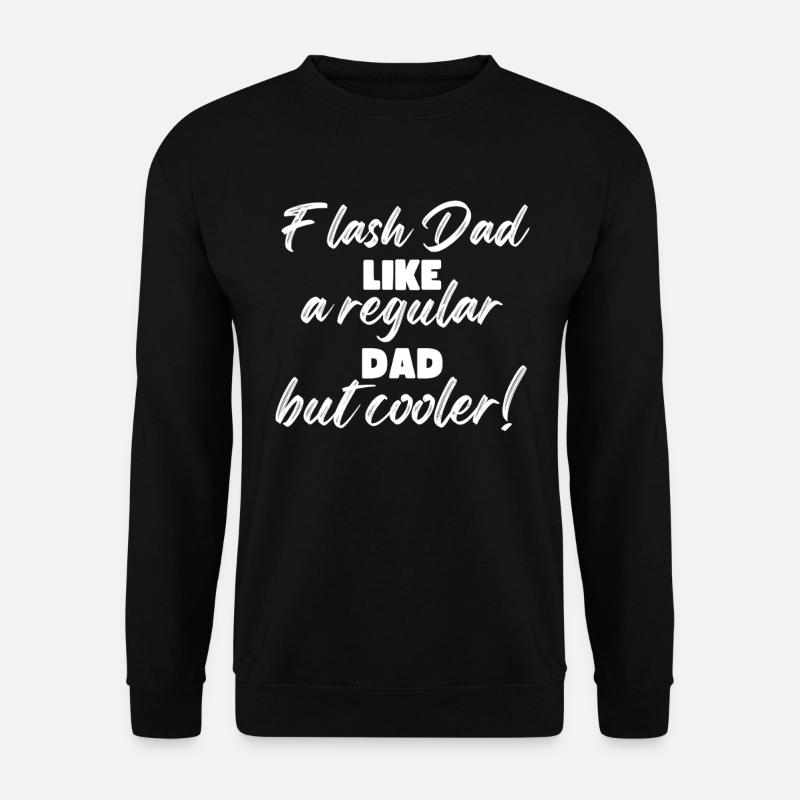 Bouldering Flash Papa Boulderer - Unisex Sweatshirt - black