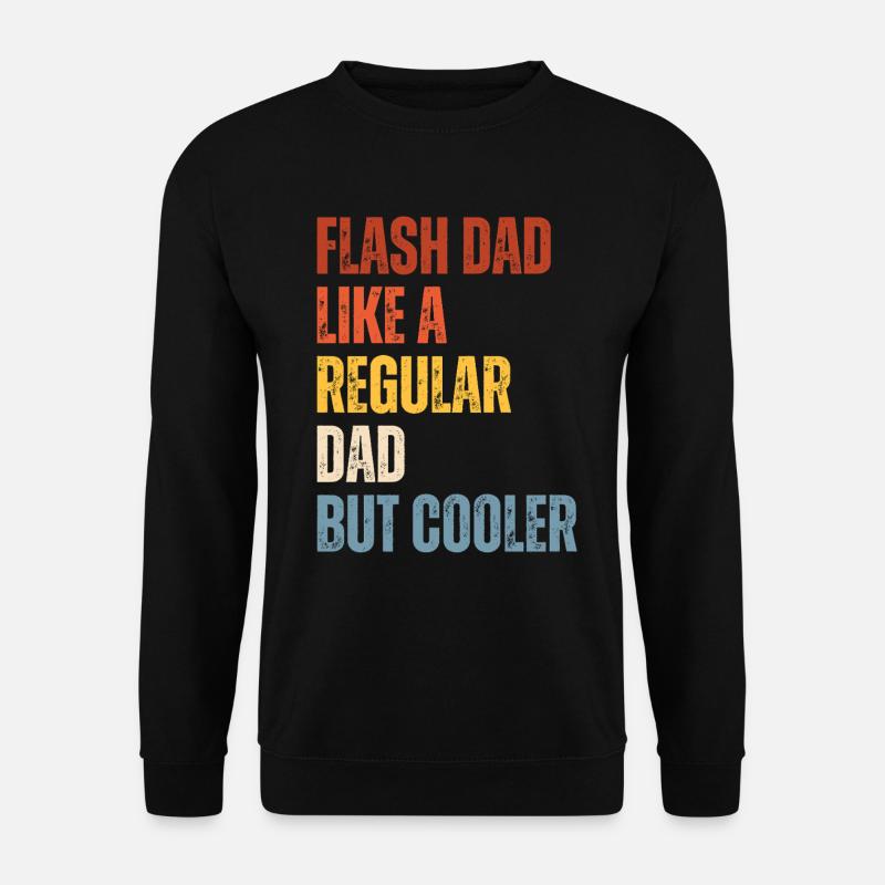 Bouldering Flash Papa Boulderer - Unisex Pullover - Schwarz