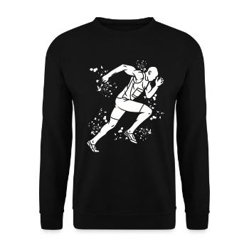 Sprinter Colorsplash Sprintender Sprint - Sweat-shirt Unisexe - noir - Devant - Alina (178cm) & Michal (187cm)
