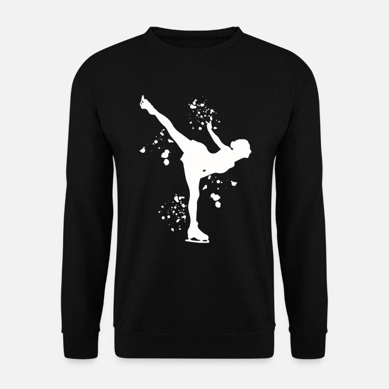 Eiskunstläufer Schlittschuhlaufen Eiskunstlauf - Unisex Pullover - Schwarz