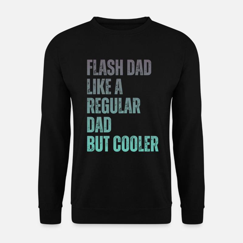 Bouldering Flash Papa Boulderer - Unisex Sweatshirt - black