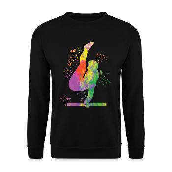 Turner Barren Kunstturnen - Unisex Pullover - Schwarz - Vorne - Alina (178cm) & Michal (187cm)