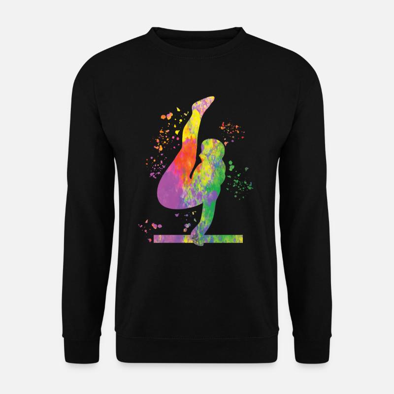 Gymnastics Parallel Bars Artistic Gymnastics - Unisex Sweatshirt - black