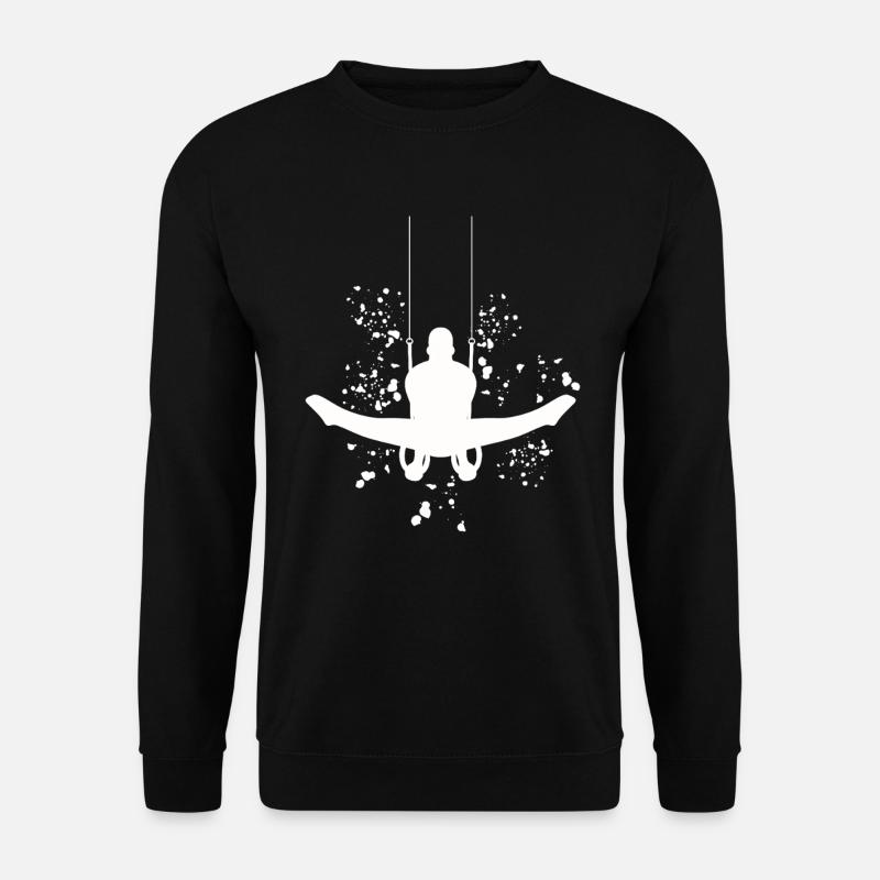 Kunstturner Ringe Kunstturnen - Unisex Pullover - Schwarz