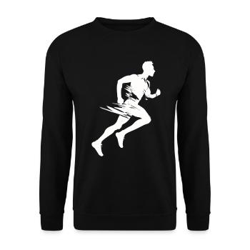 Sprinter Colorsplash Sprintender Sprint - Unisex Pullover - Schwarz - Vorne - Alina (178cm) & Michal (187cm)