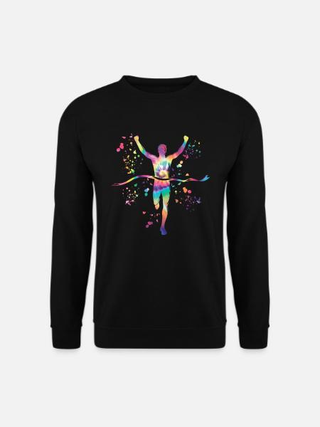 Marathon Runners Run Finisher Marathon - Unisex Sweatshirt - black