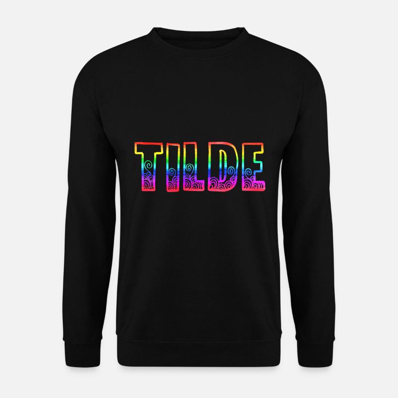 tilde rs regenbogen - Unisex Pullover - Schwarz