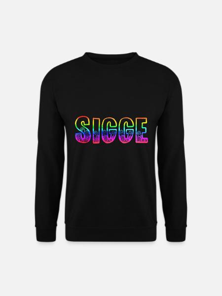 sigge rs regenbogen - Unisex Pullover - Schwarz