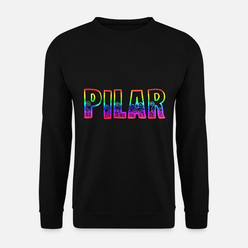 pilar rs regenbogen - Unisex Pullover - Schwarz