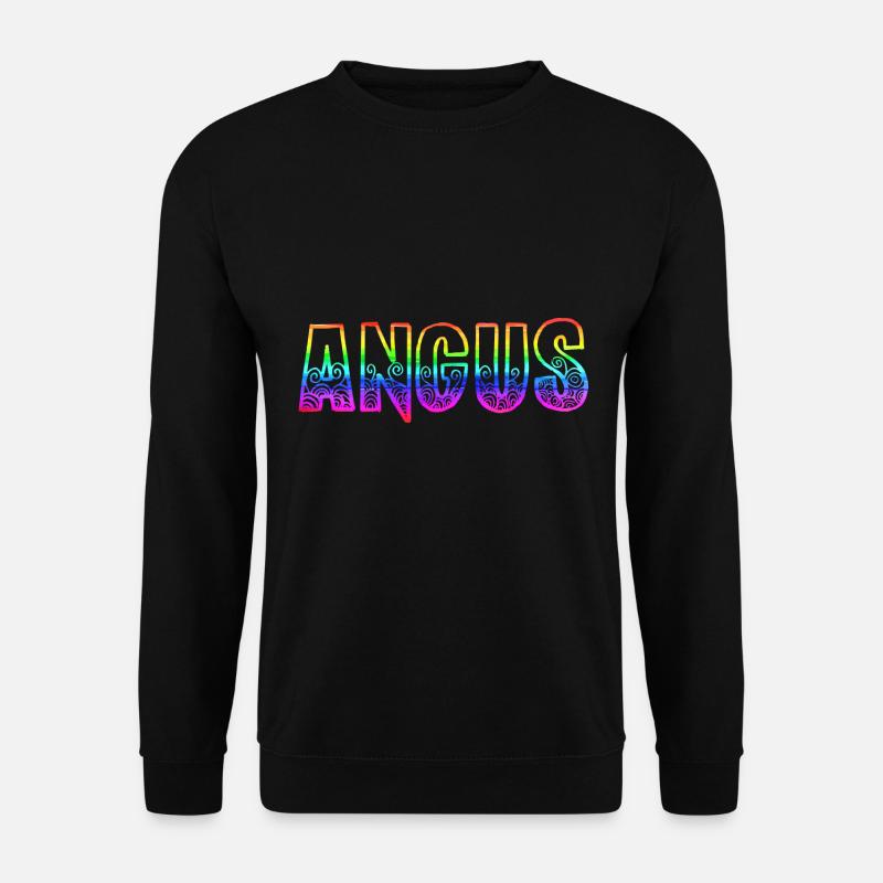 angus rs rainbow - Unisex Sweatshirt - black