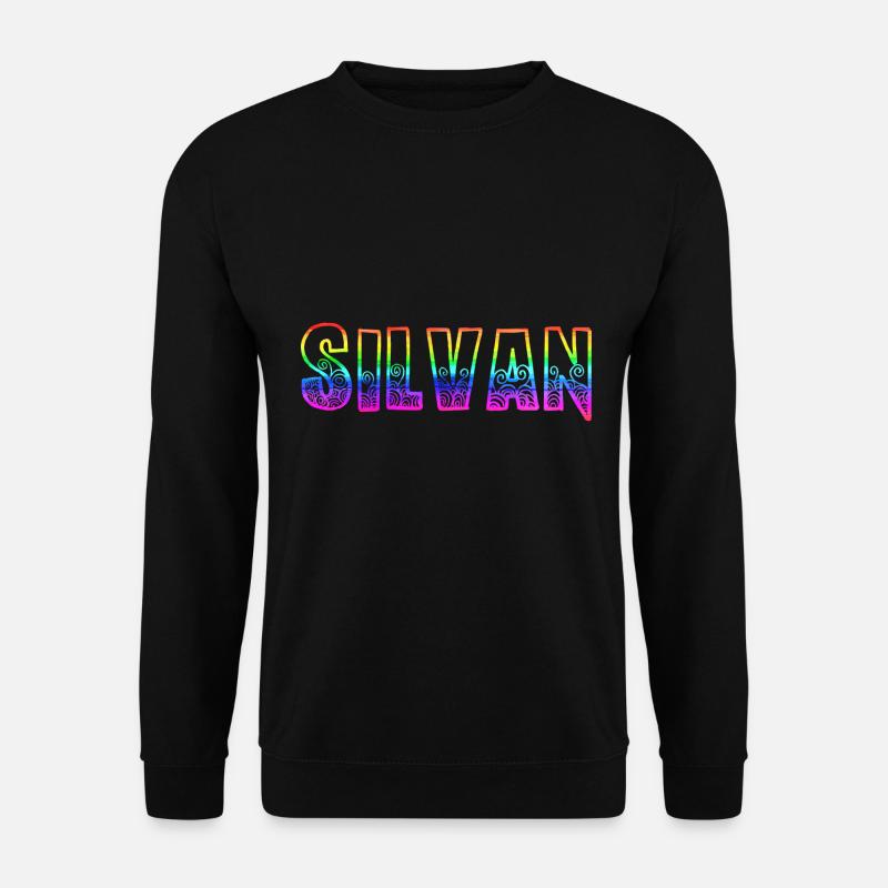 silvan rs arc-en-ciel - Sweat-shirt Unisexe - noir