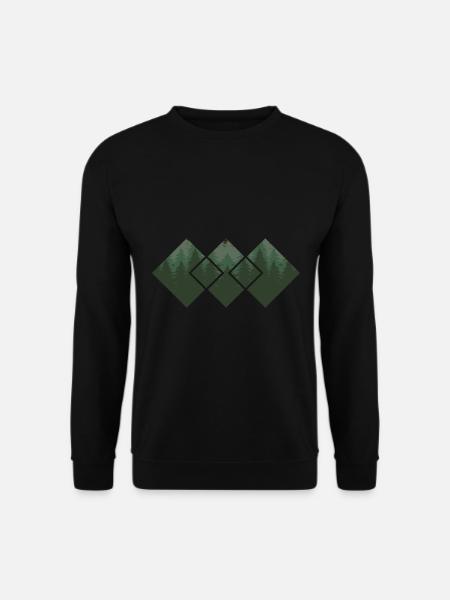 Arbre, Nature, Plein air, Forêt, Arbres, Protection de l’environnement - Sweat-shirt Unisexe - noir