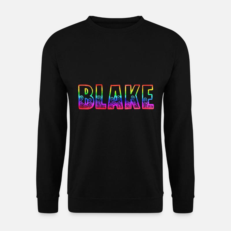 blake rs rainbow - Unisex Sweatshirt - black