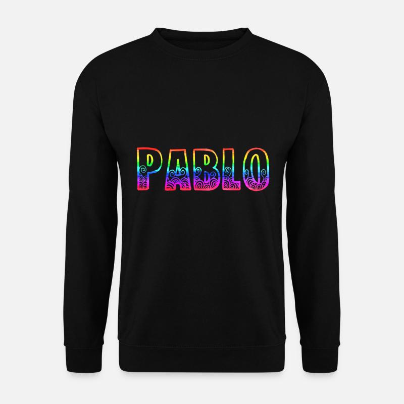pablo rs regenbogen - Unisex Pullover - Schwarz