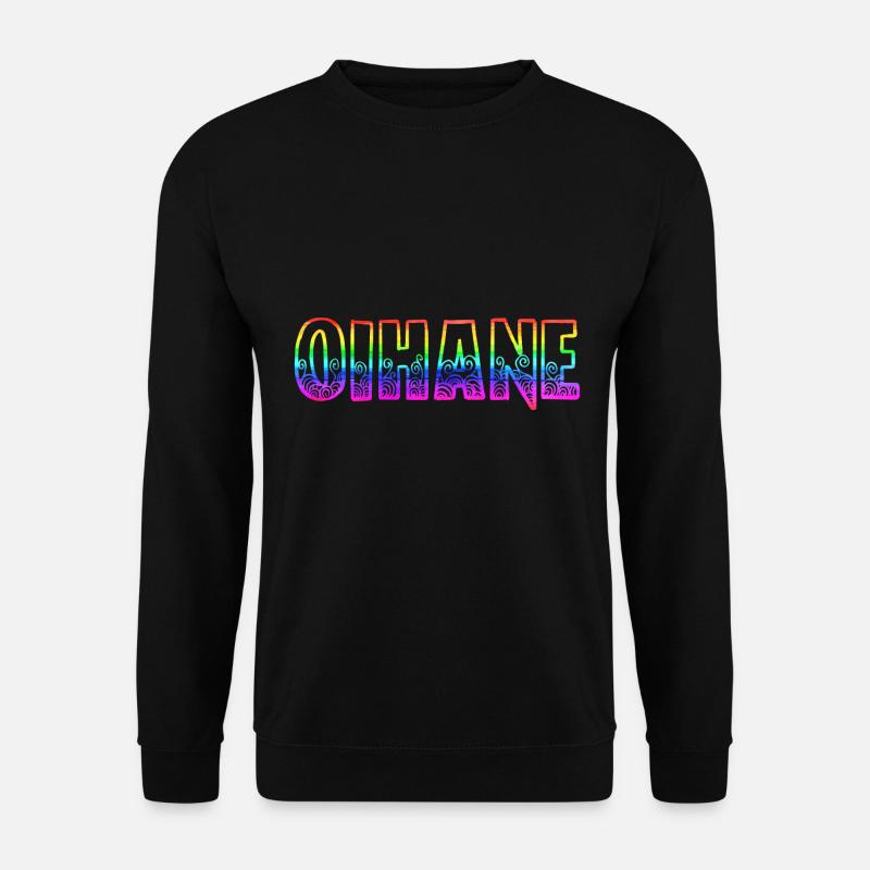 oihane rs regenbogen - Unisex Pullover - Schwarz