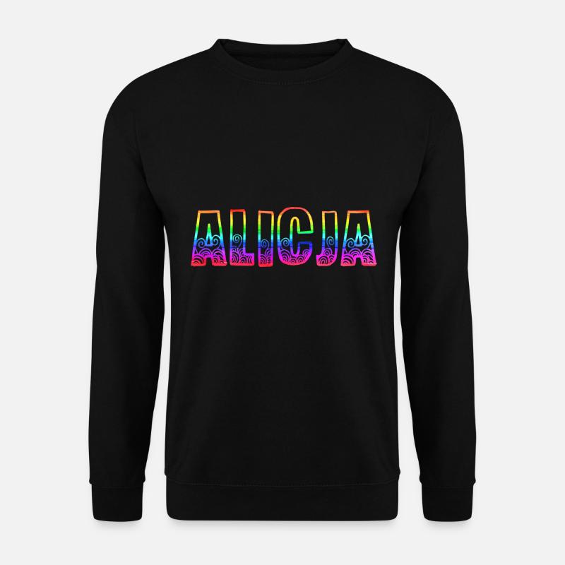 alicja rs regenbogen - Unisex Pullover - Schwarz