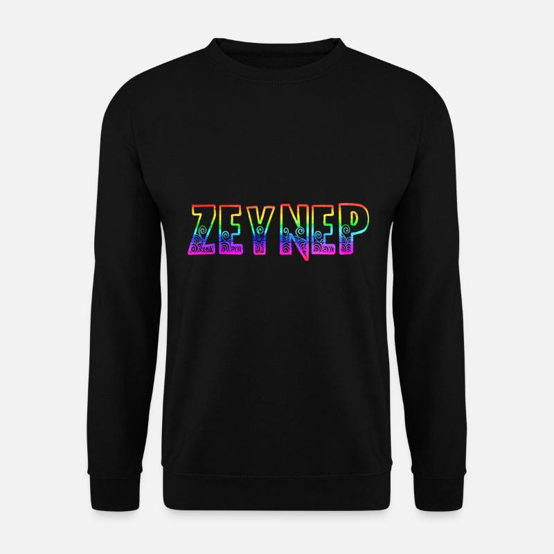 zeynep rs regenbogen - Unisex Pullover - Schwarz
