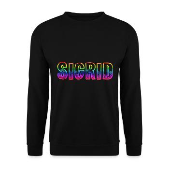 sigrid rs arc-en-ciel - Sweat-shirt Unisexe - noir - Devant - Alina (178cm) & Michal (187cm)