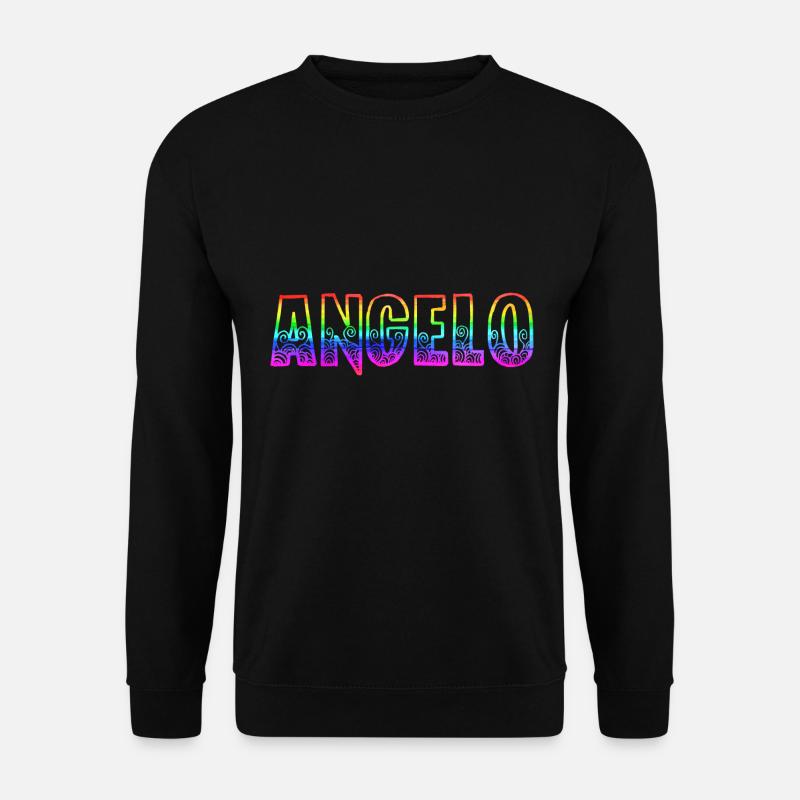 angelo rs arc-en-ciel - Sweat-shirt Unisexe - noir