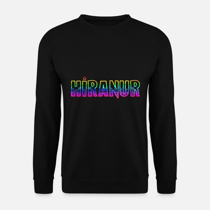 hiranur rs regenbogen - Unisex Pullover - Schwarz