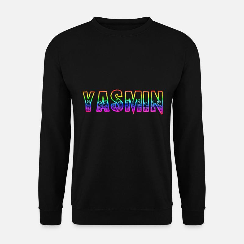 yasmin rs regenbogen - Unisex Pullover - Schwarz