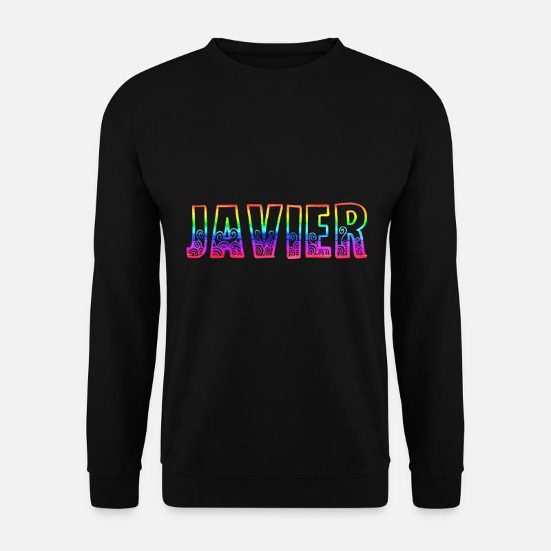 Javier RS Rainbow - Unisex Sweatshirt - black