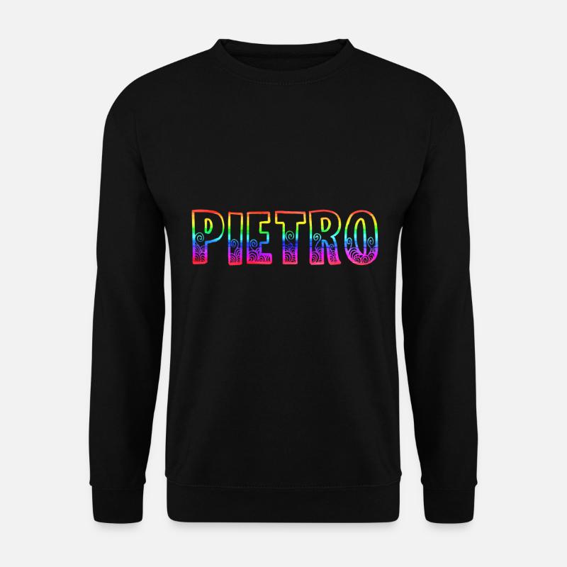 pietro rs regenbogen - Unisex Pullover - Schwarz