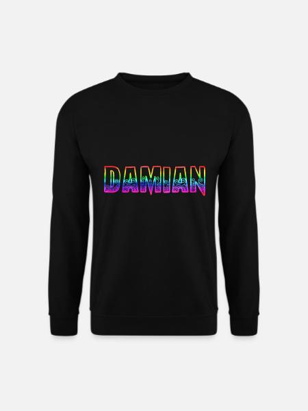 damian rs rainbow - Unisex Sweatshirt - black